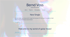 Desktop Screenshot of berndvoss.com